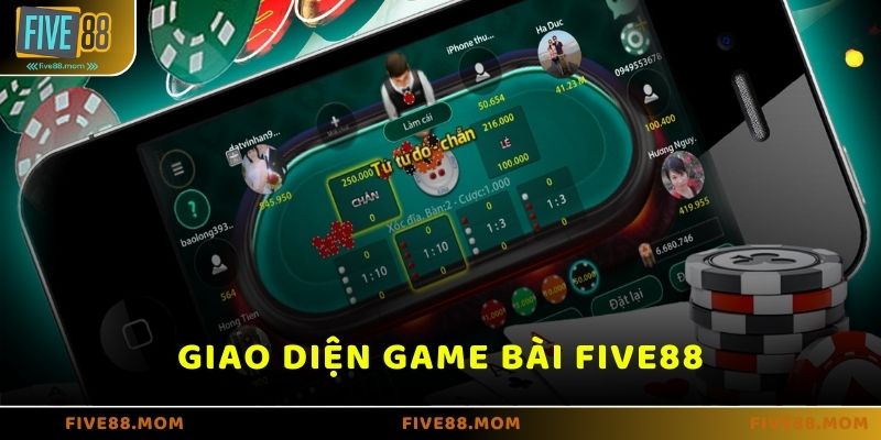 Giao diện FIVE88 chính là điểm nổi bật của nhà cái này